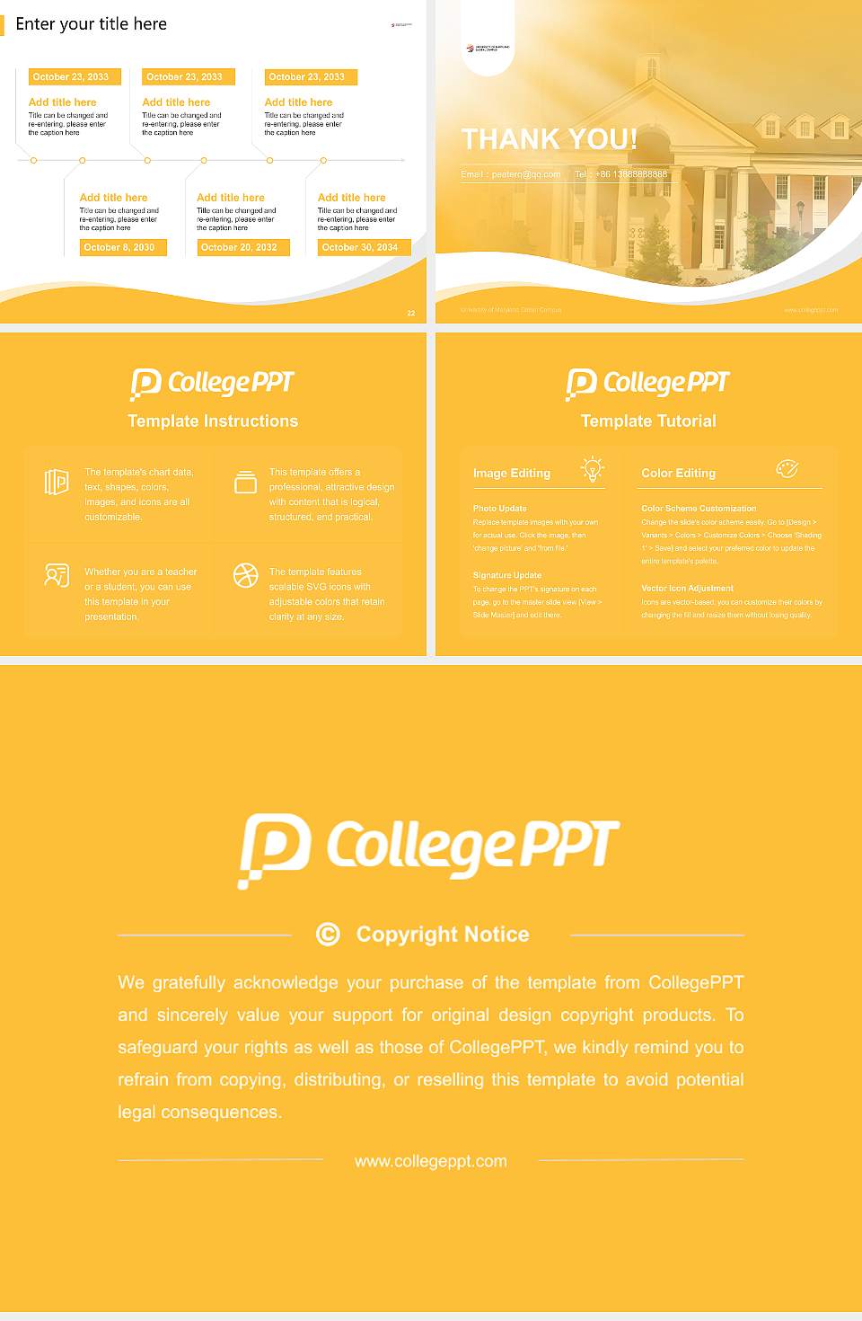 University of Maryland Global Campus Lecture Sharing and Networking Event PPT Template4:3 ratio PPT effect preview image4