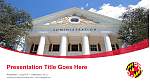University of Maryland-College Park수업PPT 템플릿