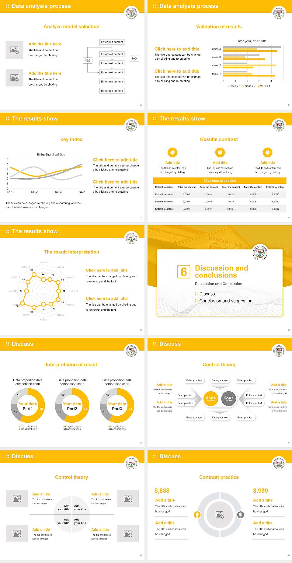 University of Fort Lauderdale Graduation Thesis Defense PPT Template4:3 ratio PPT effect preview image5