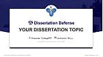 University of East-West Medicine Graduation Thesis Defense PPT Template