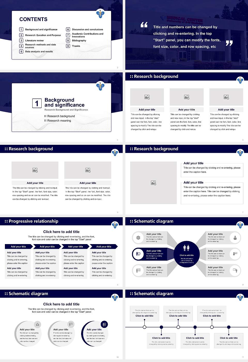 University of East-West Medicine Graduation Thesis Defense PPT Template16:9 ratio PPT effect preview image2