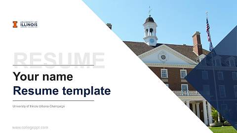 University of Illinois Urbana-Champaign Resume PPT Template