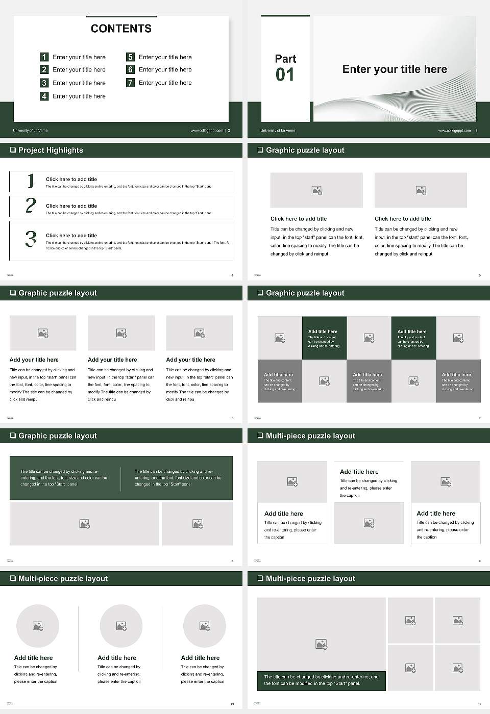 University of La Verne General Purpose PPT Template16:9 ratio PPT effect preview image2