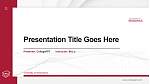 University of Indianapolis Thesis Proposal/Graduation Defense PPT Template
