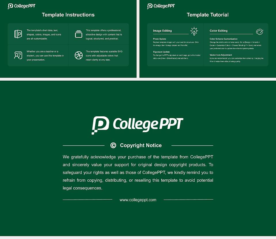 University of Hawaii at Manoa Academic Presentation/Research Findings Report PPT Template16:9 ratio PPT effect preview image5