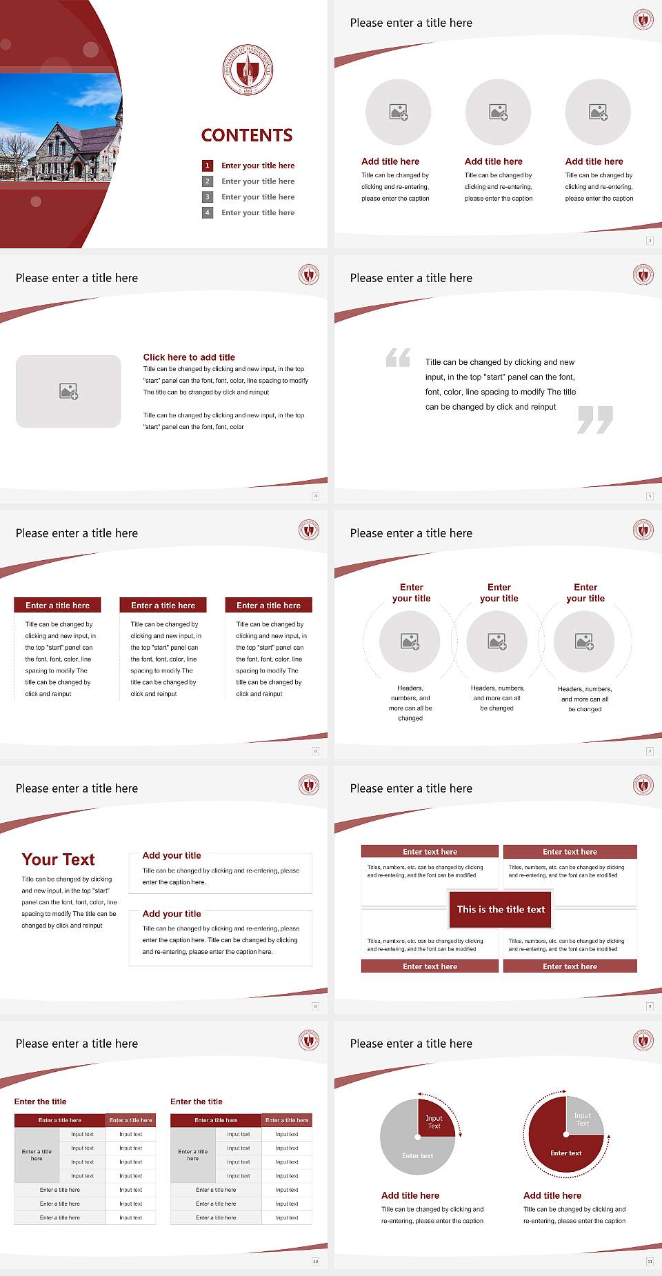 University of Massachusetts-Amherst Course/Courseware Creation PPT Template4:3 ratio PPT effect preview image2
