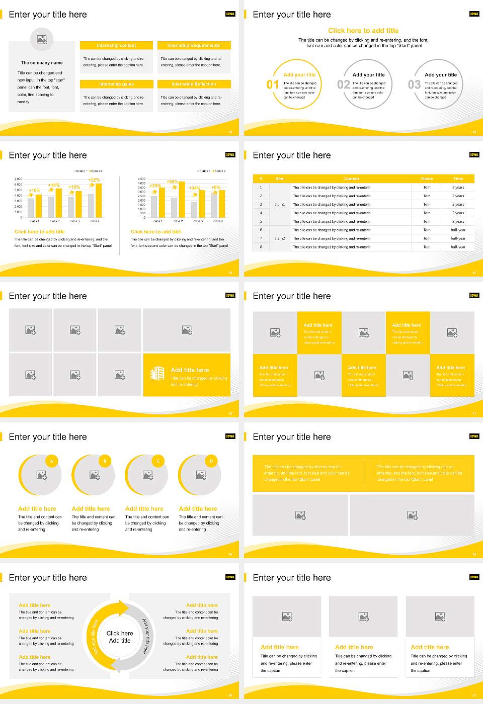 University of Iowa Lecture Sharing and Networking Event PPT Template16:9 ratio PPT effect preview image3