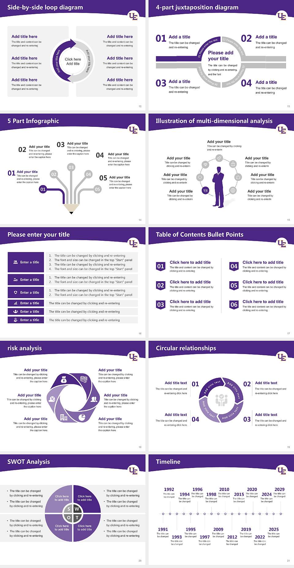 University of Evansville Academic Presentation/Research Findings Report PPT Template4:3 ratio PPT effect preview image3