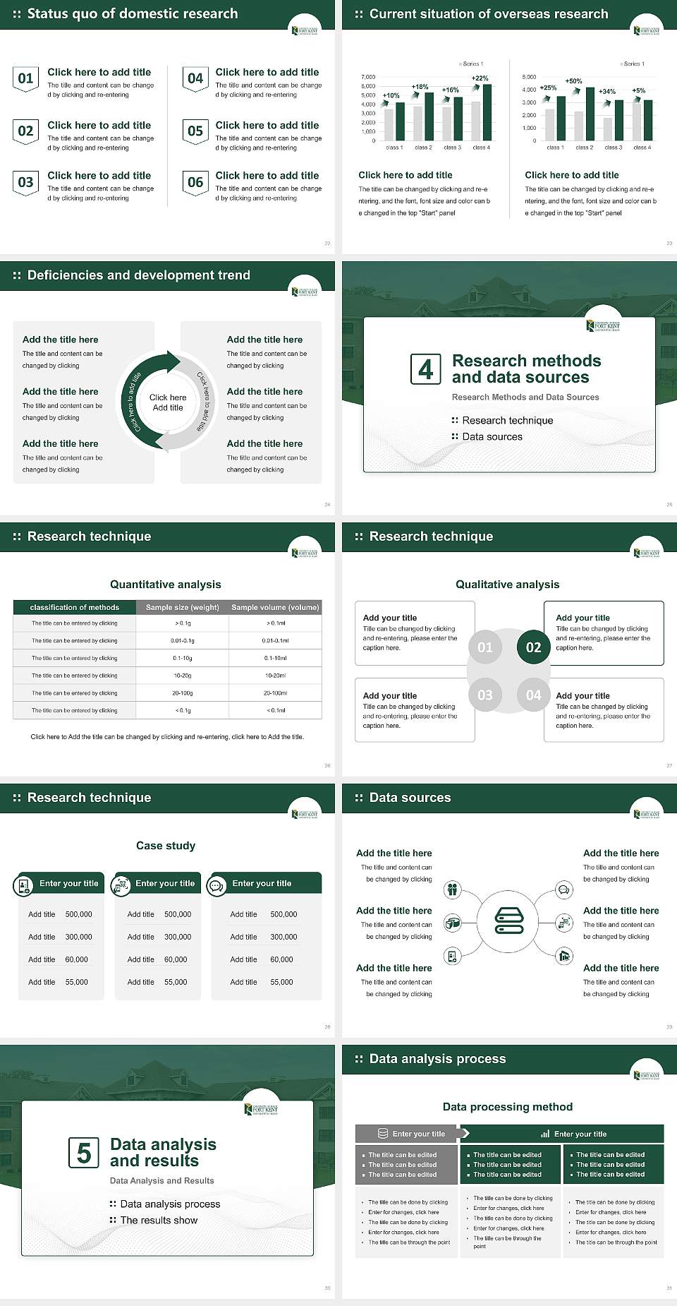 University of Maine at Fort Kent Graduation Thesis Defense PPT Template4:3 ratio PPT effect preview image4