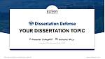 University of Illinois Springfield学位論文弁論PPTテンプレート