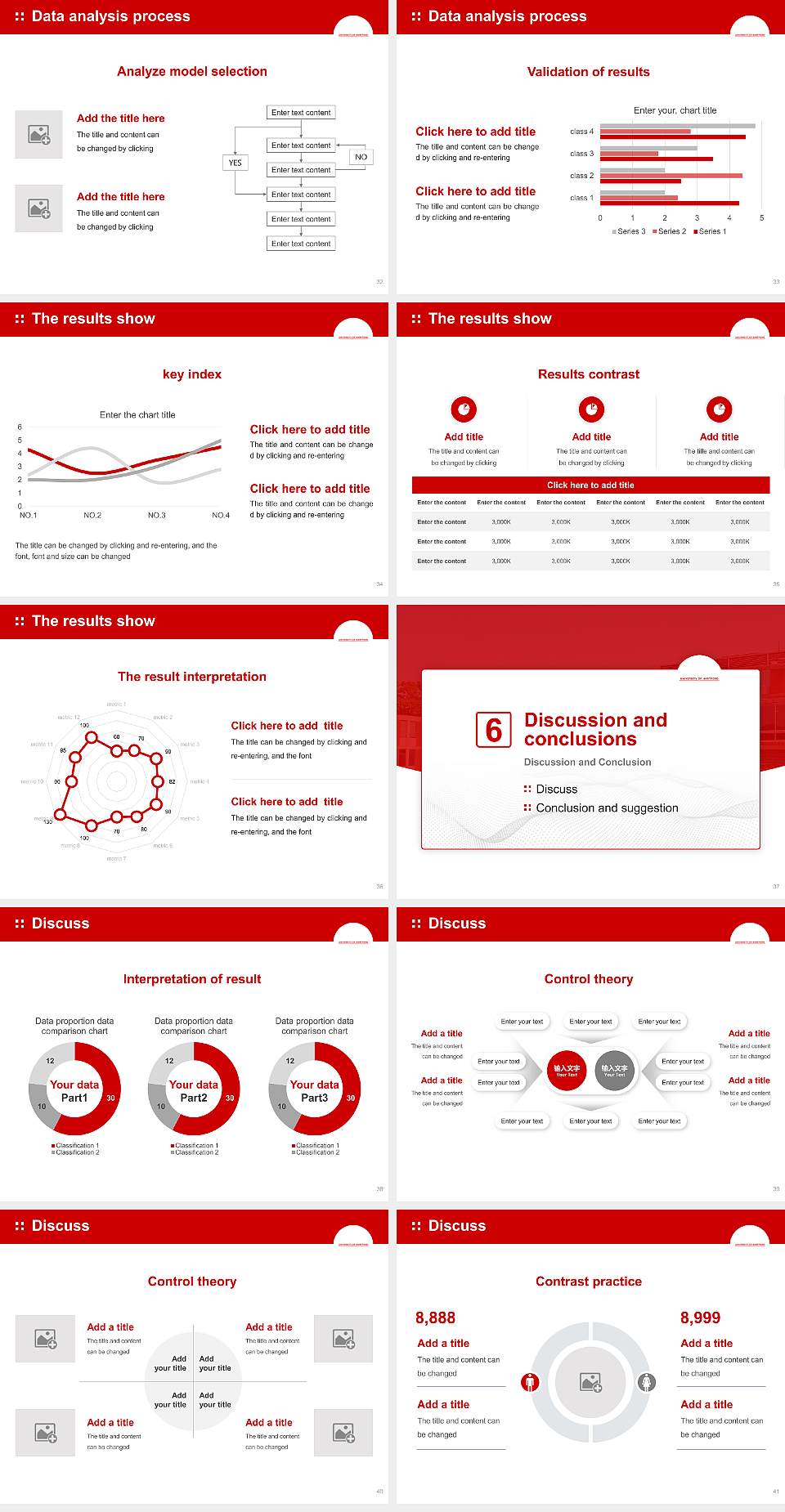 University of Hartford Graduation Thesis Defense PPT Template4:3 ratio PPT effect preview image5