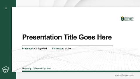 University of Maine at Fort Kent Thesis Proposal/Graduation Defense PPT Template