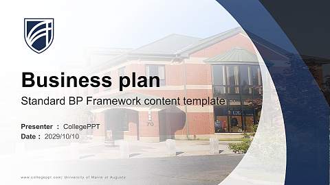 University of Maine at Augusta Competition/Entrepreneurship Contest PPT Template