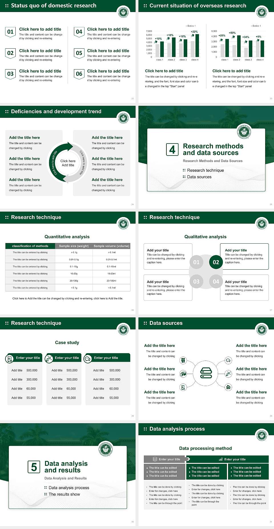University of Hawaii at Manoa Graduation Thesis Defense PPT Template4:3 ratio PPT effect preview image4