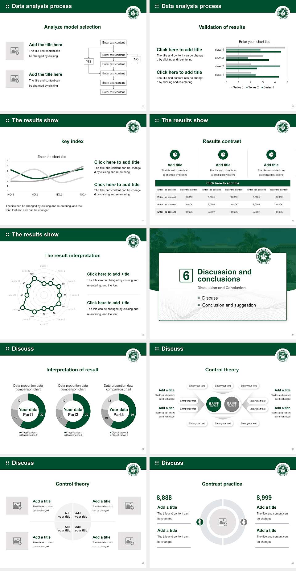 University of Hawaii at Manoa Graduation Thesis Defense PPT Template4:3 ratio PPT effect preview image5