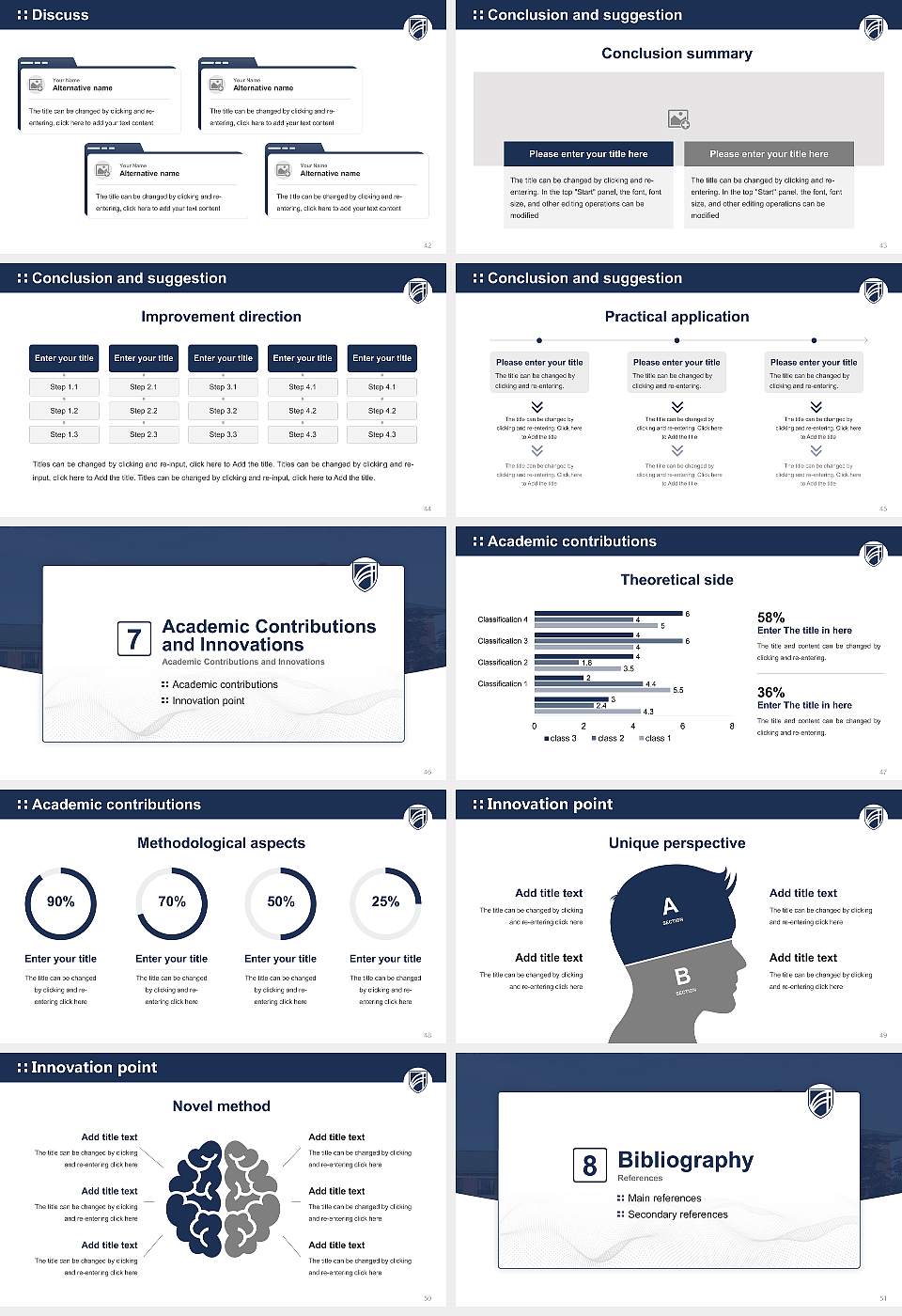 University of Maine at Augusta Graduation Thesis Defense PPT Template16:9 ratio PPT effect preview image6