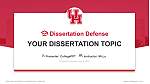 University of Houston Pertahanan Tesis Templat PPT