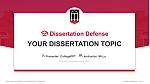 University of Georgia Graduation Thesis Defense PPT Template