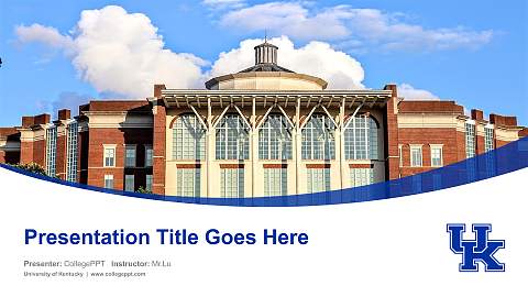 University of Kentucky Course/Courseware Creation PPT Template