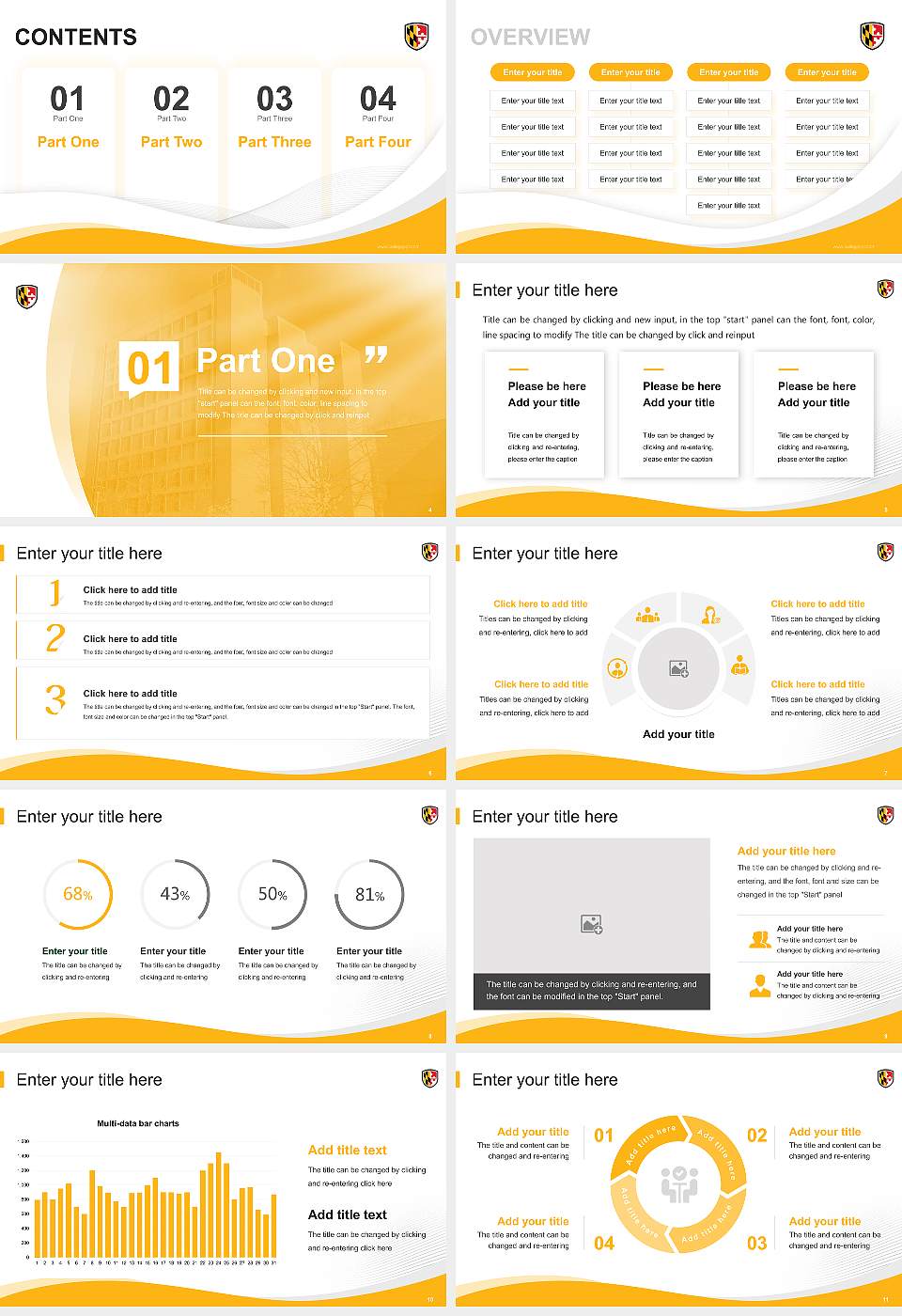 University of Maryland-Baltimore County Lecture Sharing and Networking Event PPT Template16:9 ratio PPT effect preview image2