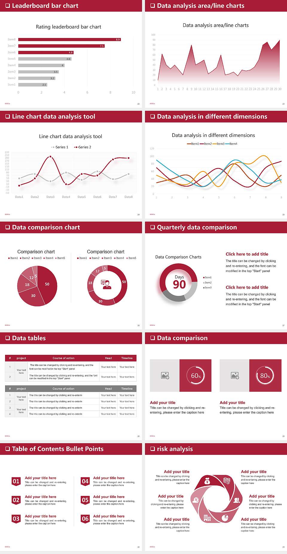 University of Indianapolis General Purpose PPT Template4:3 ratio PPT effect preview image4