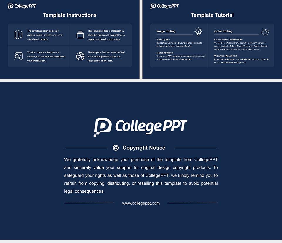 University of Illinois Urbana-Champaign Academic Presentation/Research Findings Report PPT Template16:9 ratio PPT effect preview image5