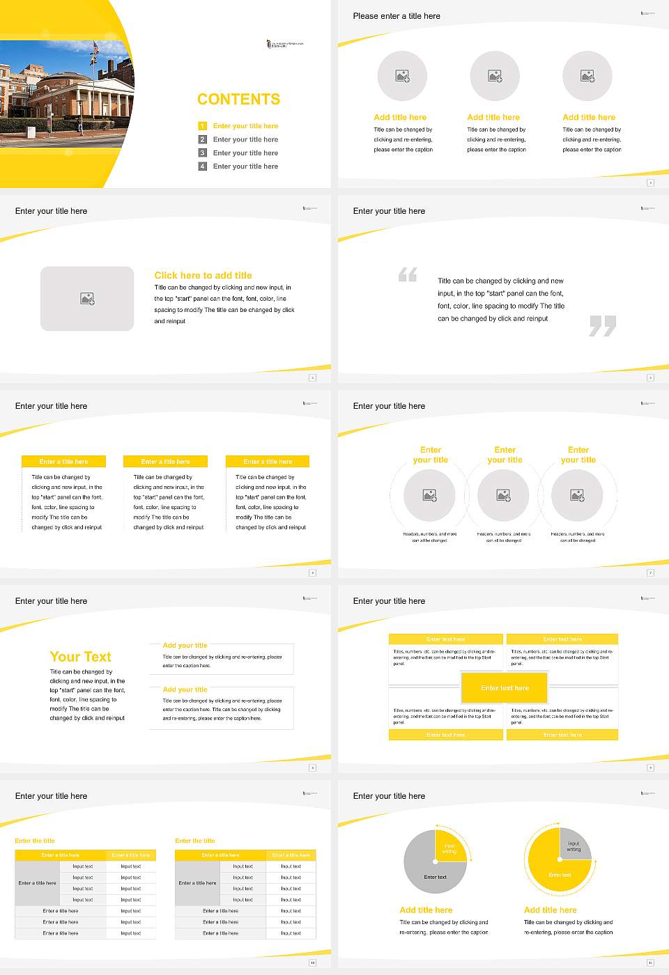 University of Maryland, Baltimore Course/Courseware Creation PPT Template16:9 ratio PPT effect preview image2