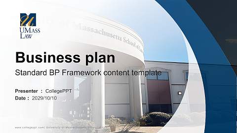 University of Massachusetts School of Law Competition/Entrepreneurship Contest PPT Template