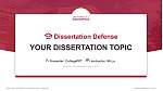 University of Indianapolis Graduation Thesis Defense PPT Template