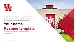 University of Houston Resume Templat PPT