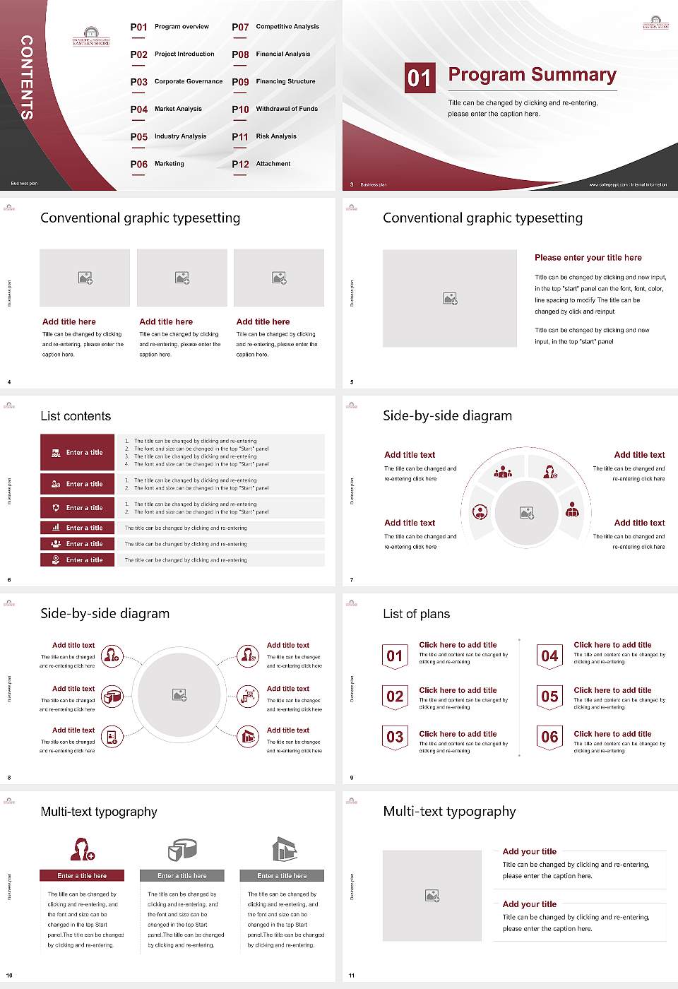 University of Maryland Eastern Shore Competition/Entrepreneurship Contest PPT Template16:9 ratio PPT effect preview image2
