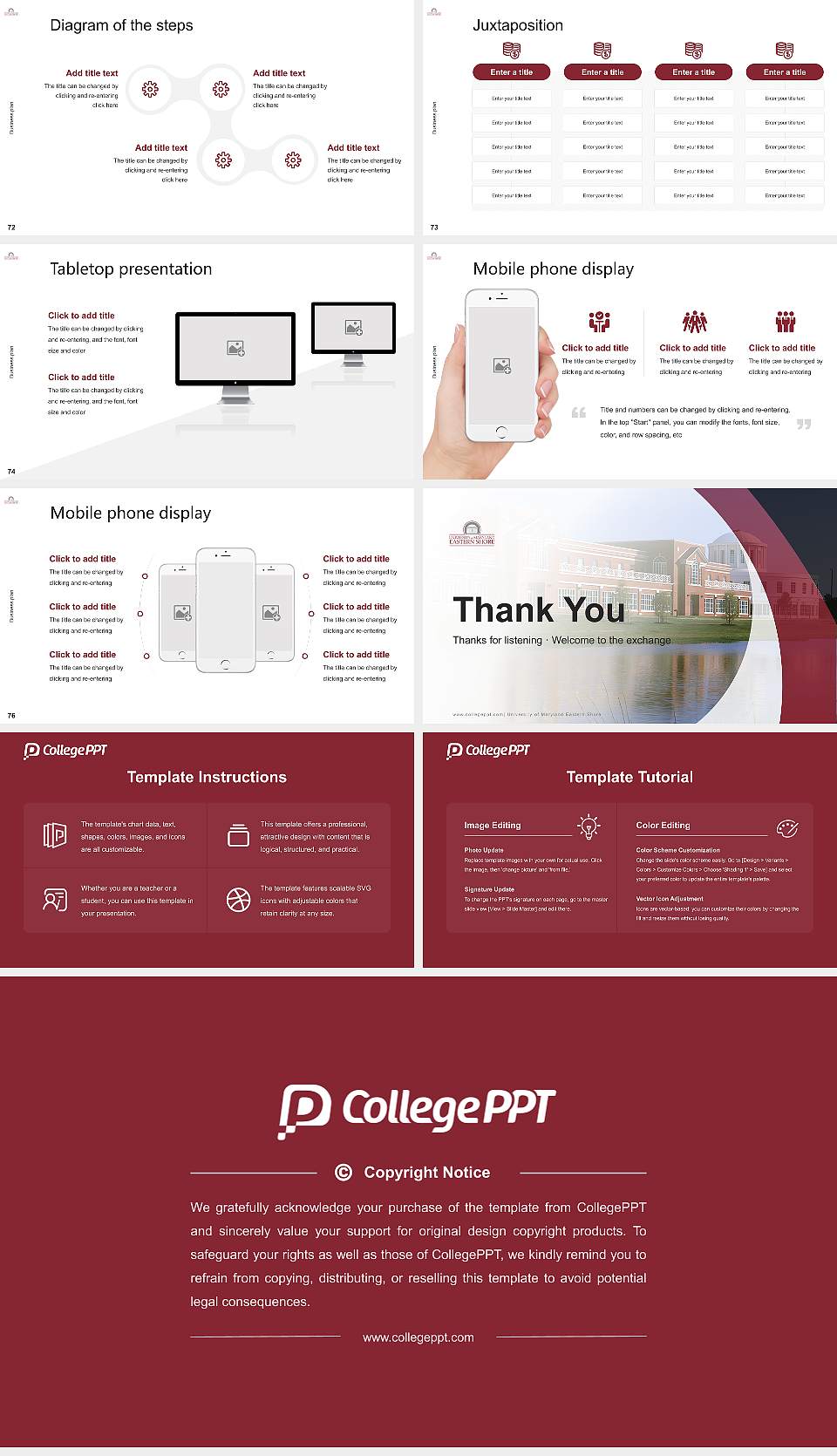 University of Maryland Eastern Shore Competition/Entrepreneurship Contest PPT Template16:9 ratio PPT effect preview image9