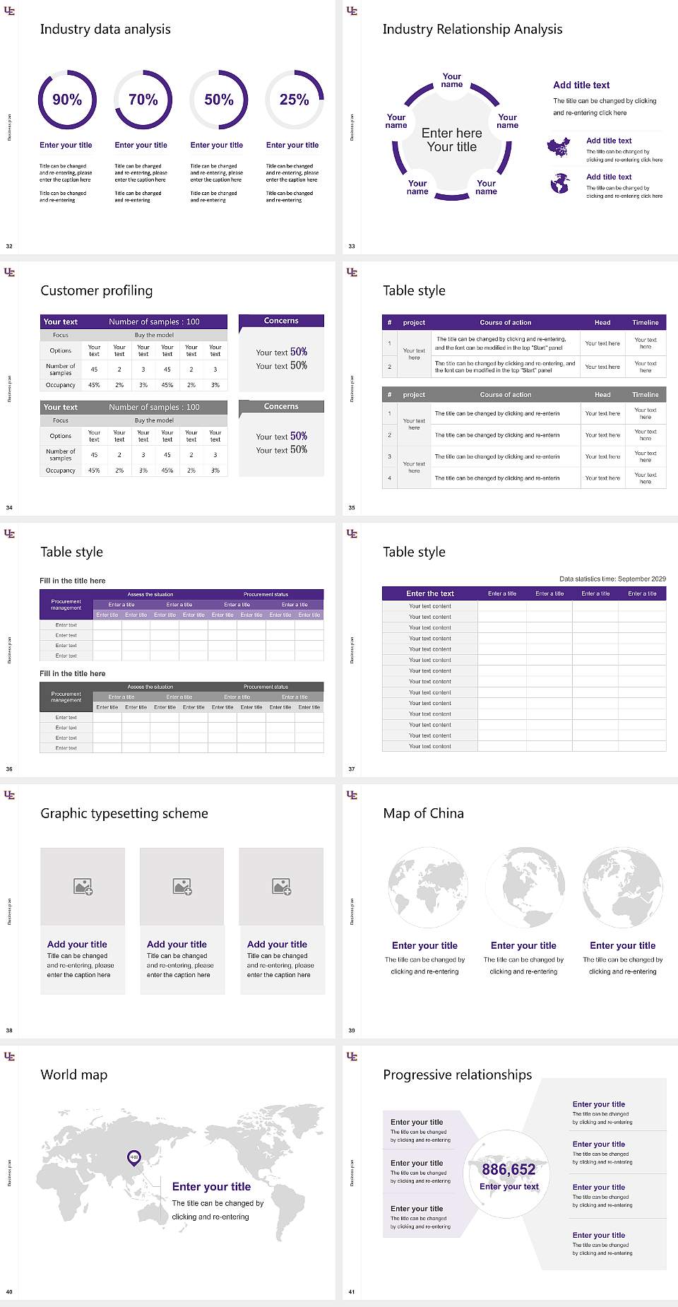 University of Evansville Competition/Entrepreneurship Contest PPT Template4:3 ratio PPT effect preview image5