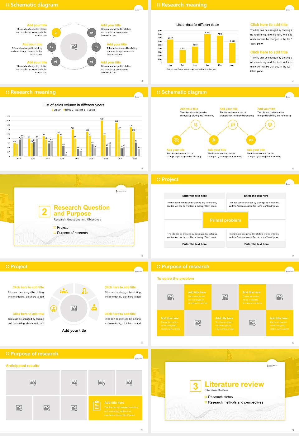 University of Maryland, Baltimore Graduation Thesis Defense PPT Template16:9 ratio PPT effect preview image3