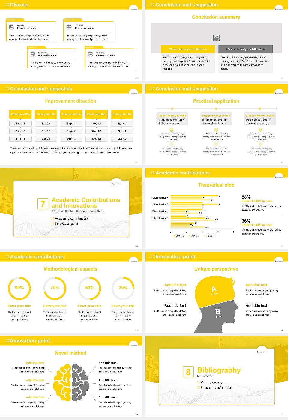 University of Maryland, Baltimore Graduation Thesis Defense PPT Template16:9 ratio PPT effect preview image6