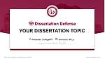 University of Louisiana at Monroe Graduation Thesis Defense PPT Template