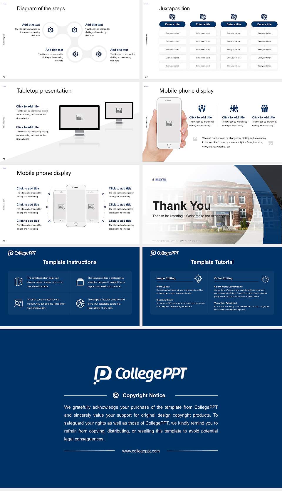 University of Maine at Presque Isle Competition/Entrepreneurship Contest PPT Template16:9 ratio PPT effect preview image9
