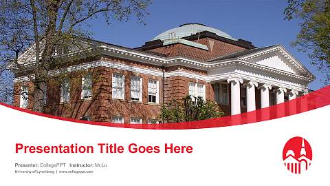 University of Lynchburg Course/Courseware Creation PPT Template