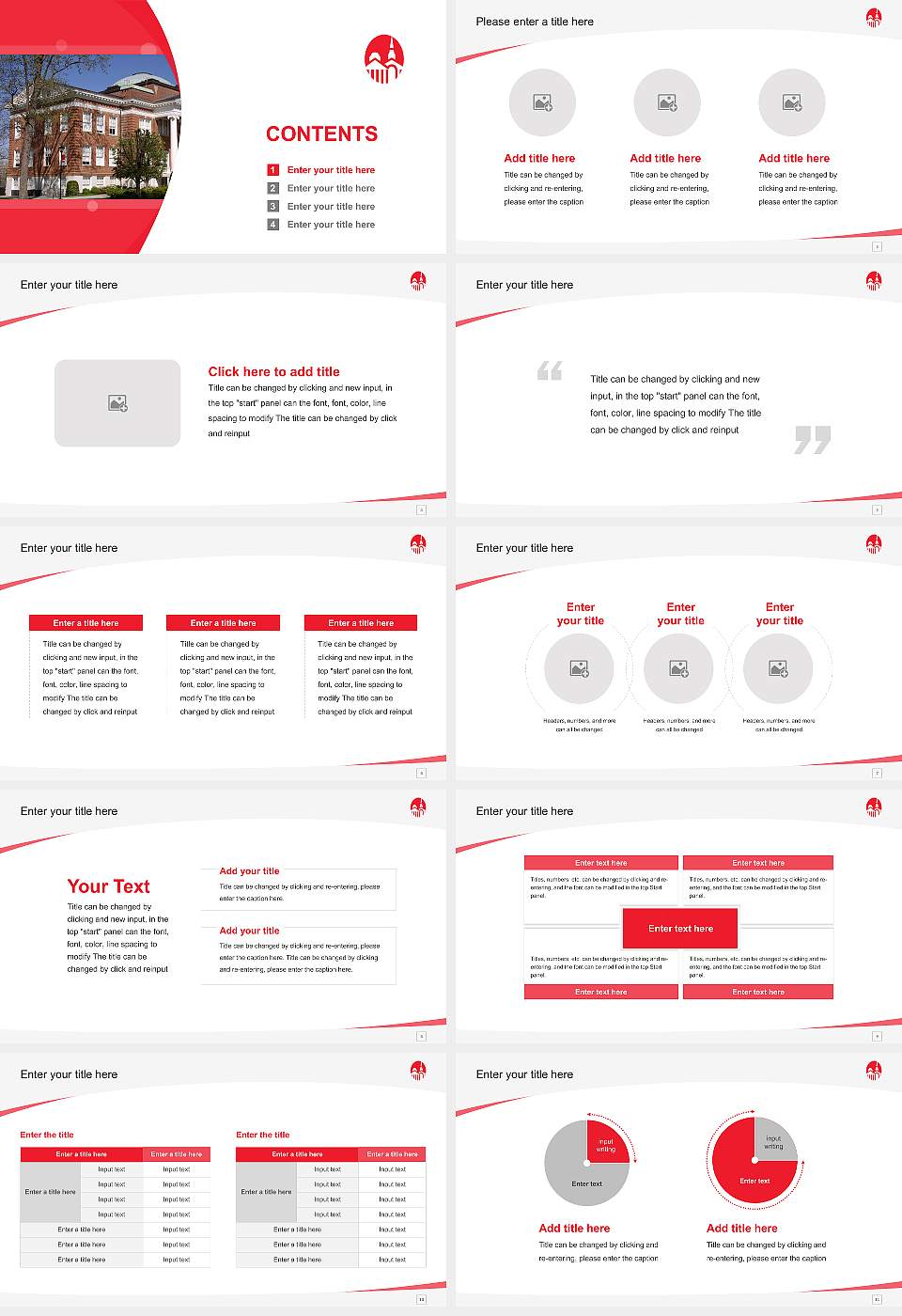 University of Lynchburg Course/Courseware Creation PPT Template16:9 ratio PPT effect preview image2