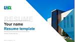 University of Houston-Clear Lake Resume Templat PPT