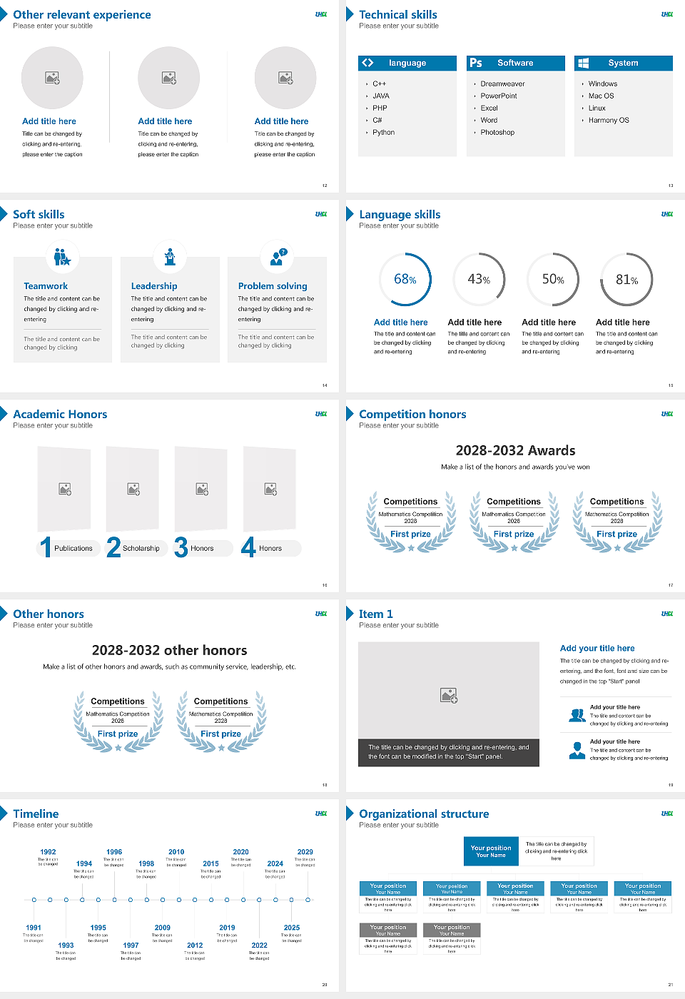 University of HoustonClear Lake Resume PPT Template_CollegePPT