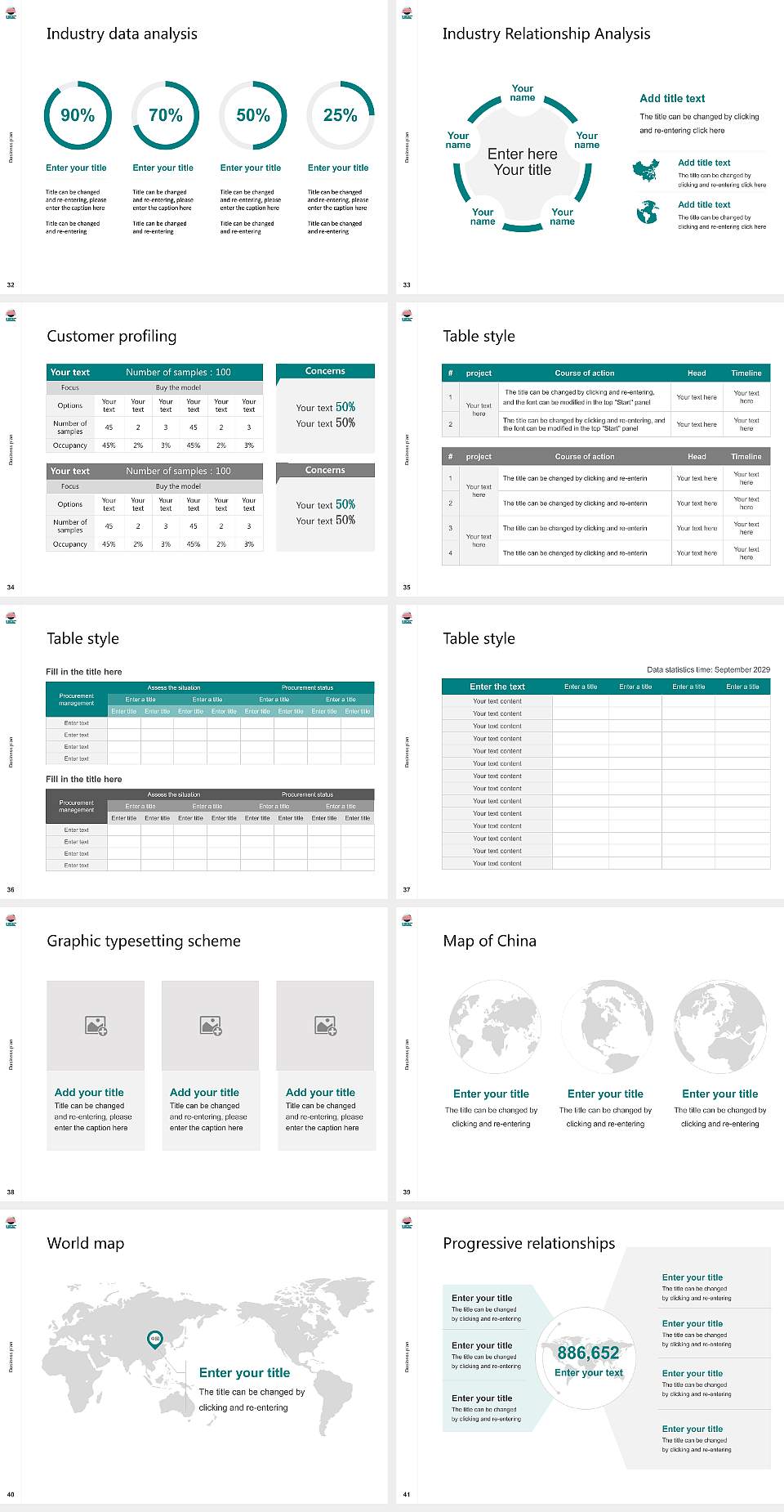 University of Management and Technology Competition/Entrepreneurship Contest PPT Template4:3 ratio PPT effect preview image5