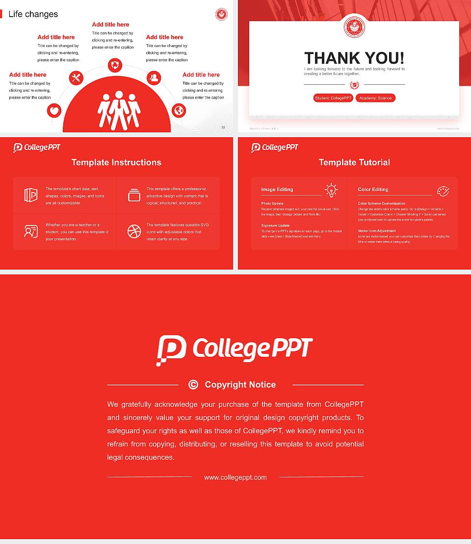 University of Hawaii at Hilo National Scholarship Defense PPT Template16:9 ratio PPT effect preview image4