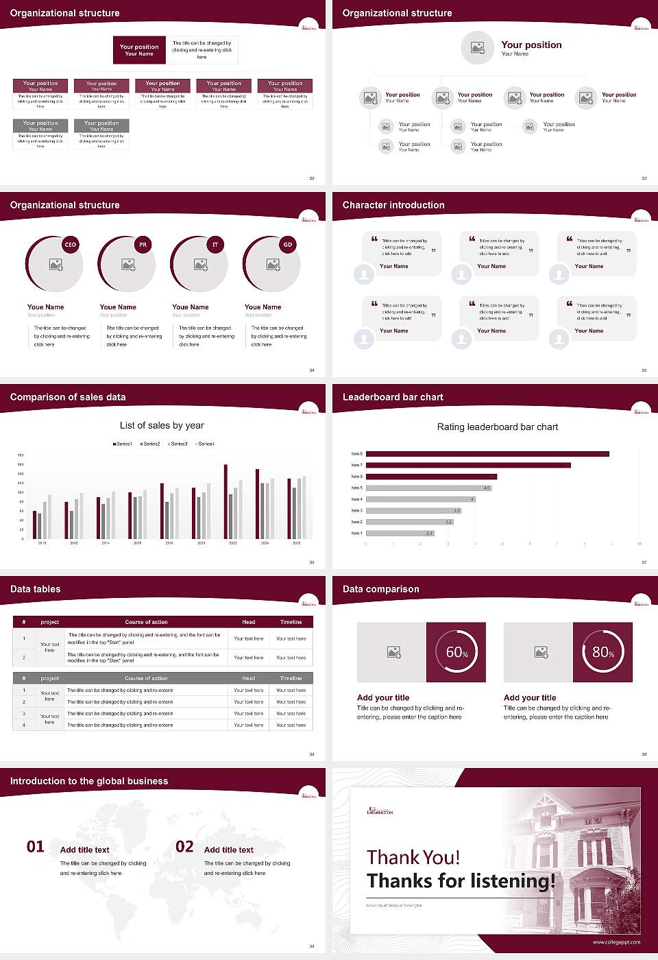 University of Maine at Farmington Academic Presentation/Research Findings Report PPT Template16:9 ratio PPT effect preview image4