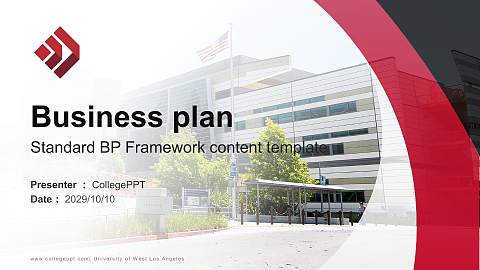University of West Los Angeles Competition/Entrepreneurship Contest PPT Template