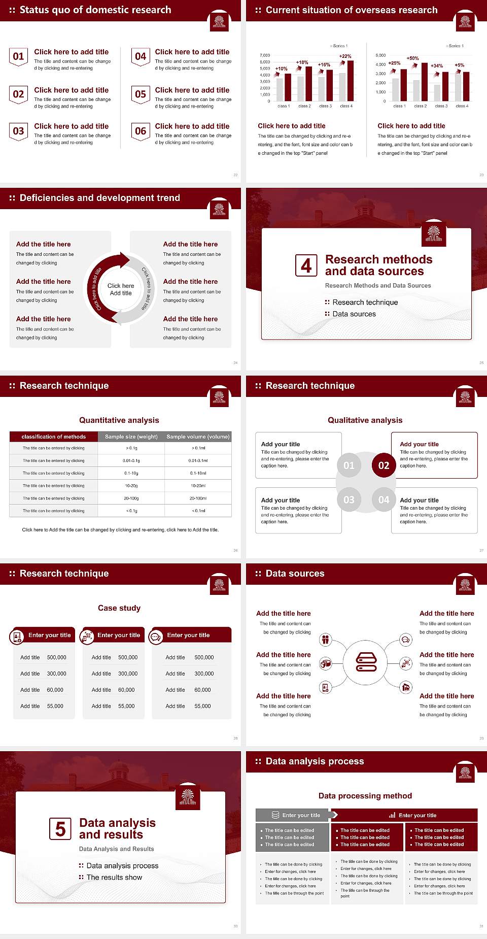 University of South Carolina-Columbia Graduation Thesis Defense PPT Template4:3 ratio PPT effect preview image4