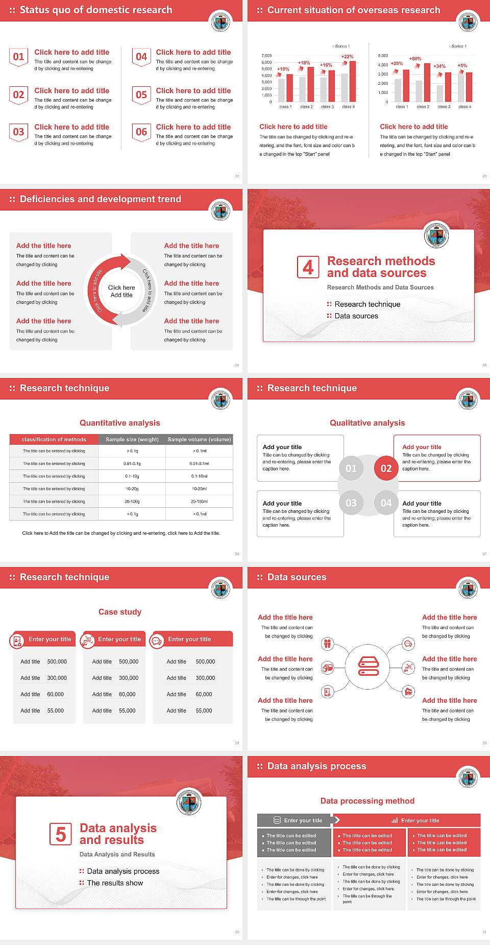 University of Puerto Rico-Ponce Graduation Thesis Defense PPT Template4:3 ratio PPT effect preview image4