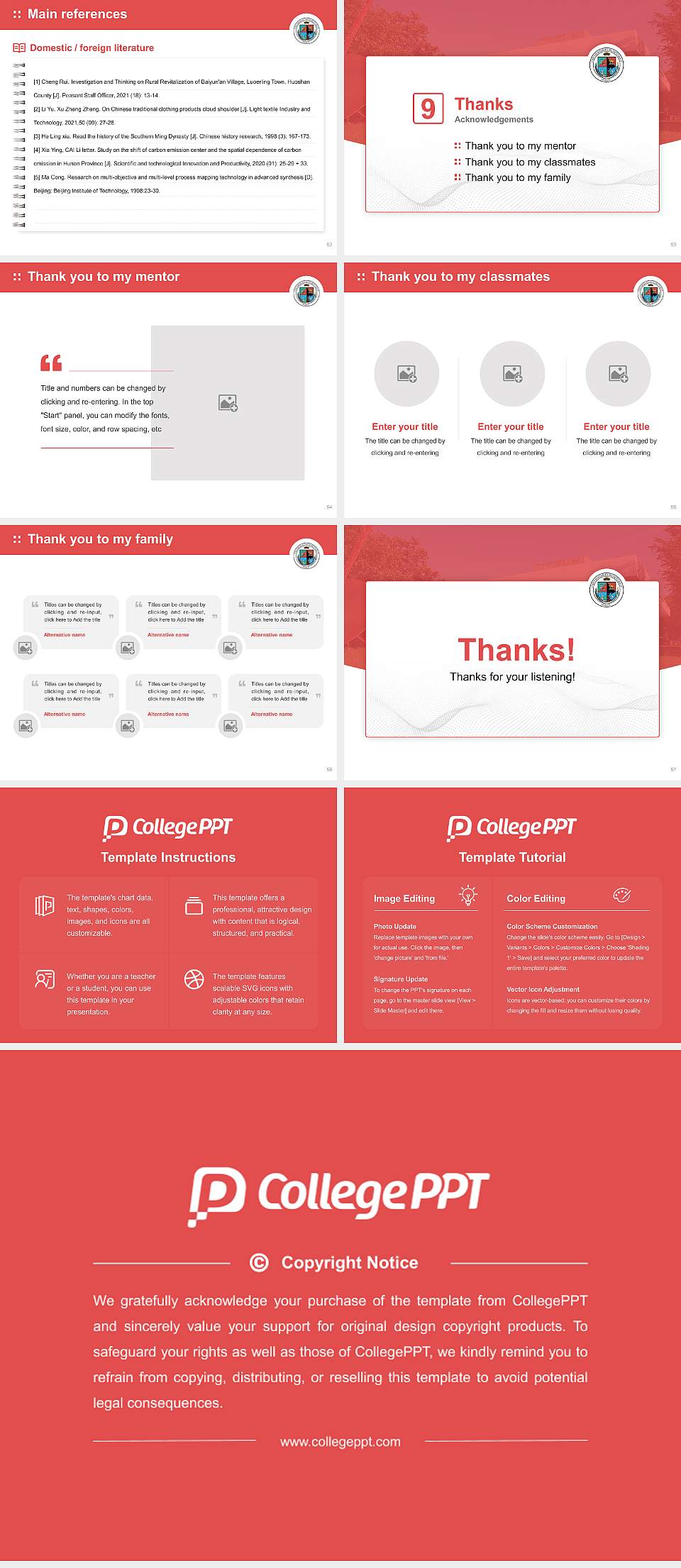 University of Puerto Rico-Ponce Graduation Thesis Defense PPT Template4:3 ratio PPT effect preview image7