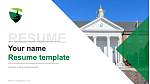 University of South Carolina-Upstate履歴書PPTテンプレート