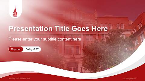 University of the Incarnate Word Lecture Sharing and Networking Event PPT Template